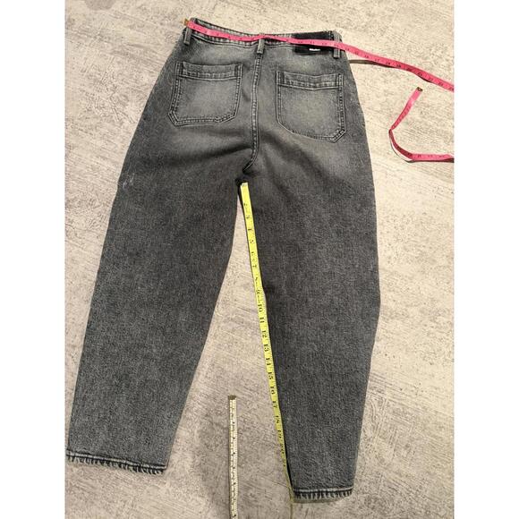 Mother Superior High-Waisted Cargo Jeans The Private Zip Pocket Ankle sz 25 - Picture 7 of 7